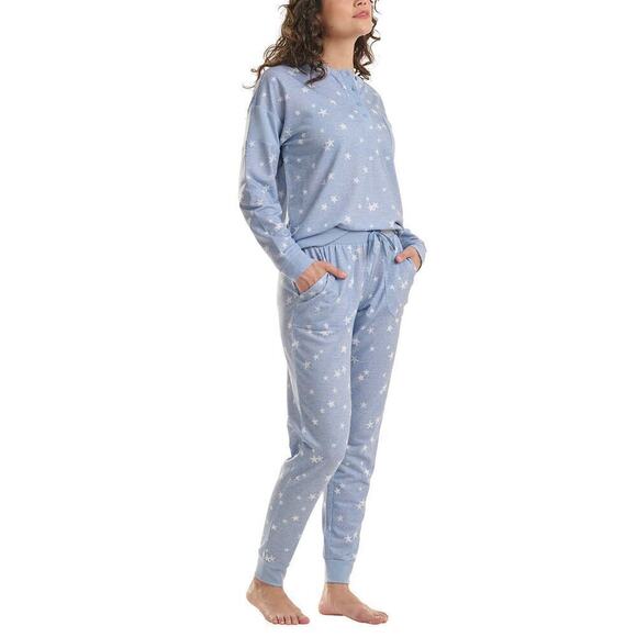 NWT Splendid Women's 2-Piece PJ Soft French Terry Top and Pants Lounge Set - Picture 2 of 7